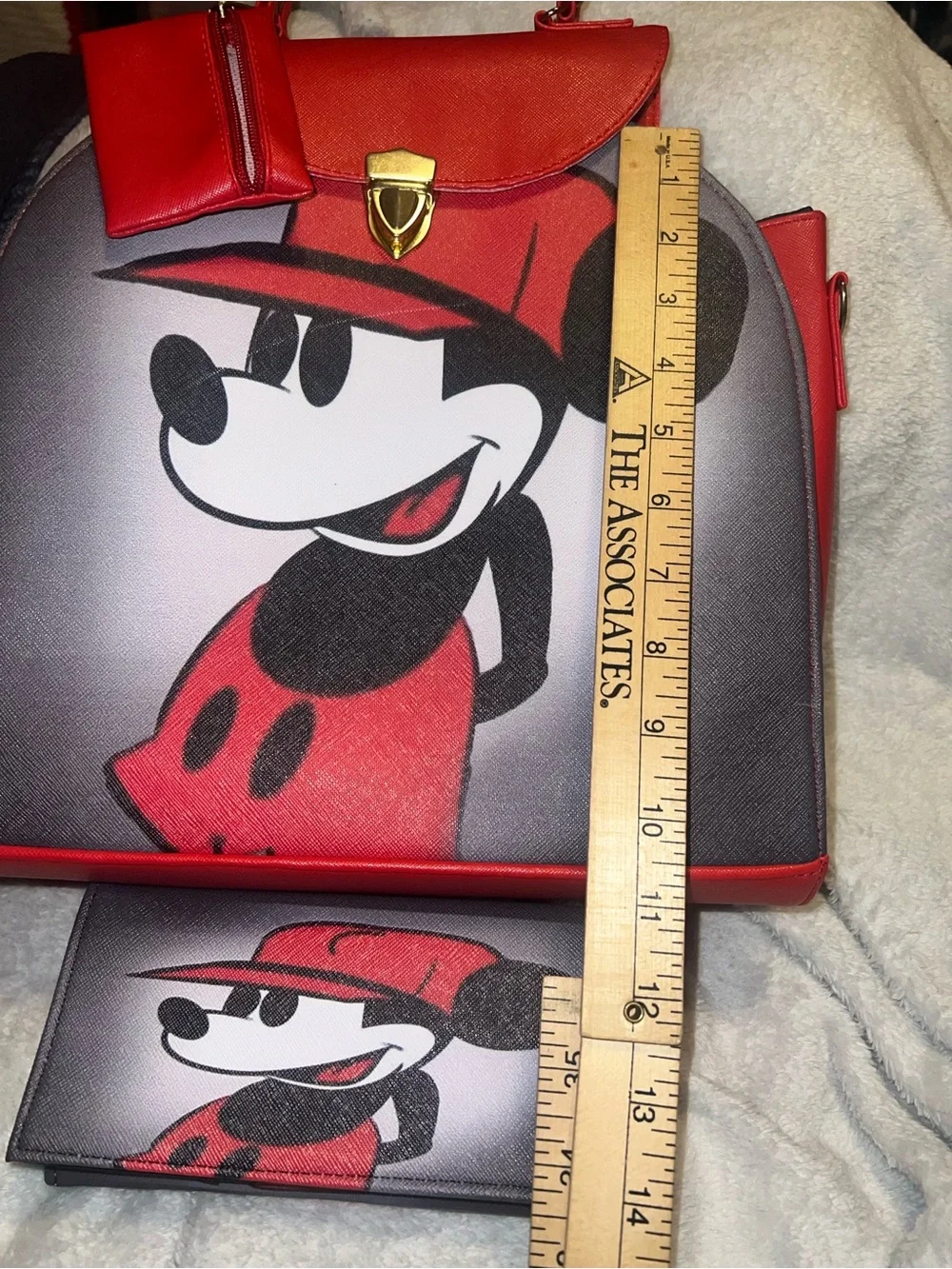 Mickey Mouse backpack/shoulder bag comes with wallet